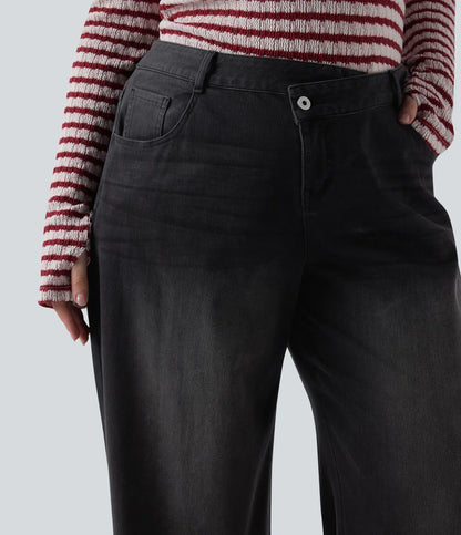 Jobilee Co Flex™ Asymmetric Sweat pant Jeans