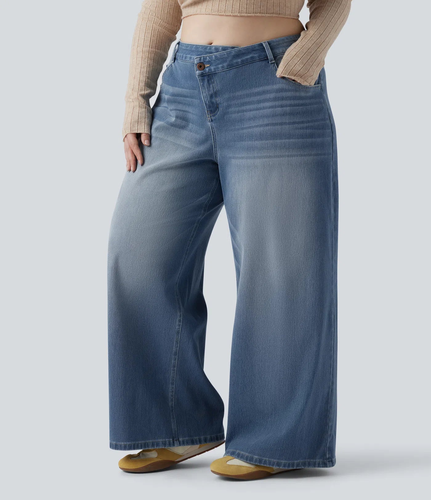 Jobilee Co Flex™ Asymmetric Sweat pant Jeans