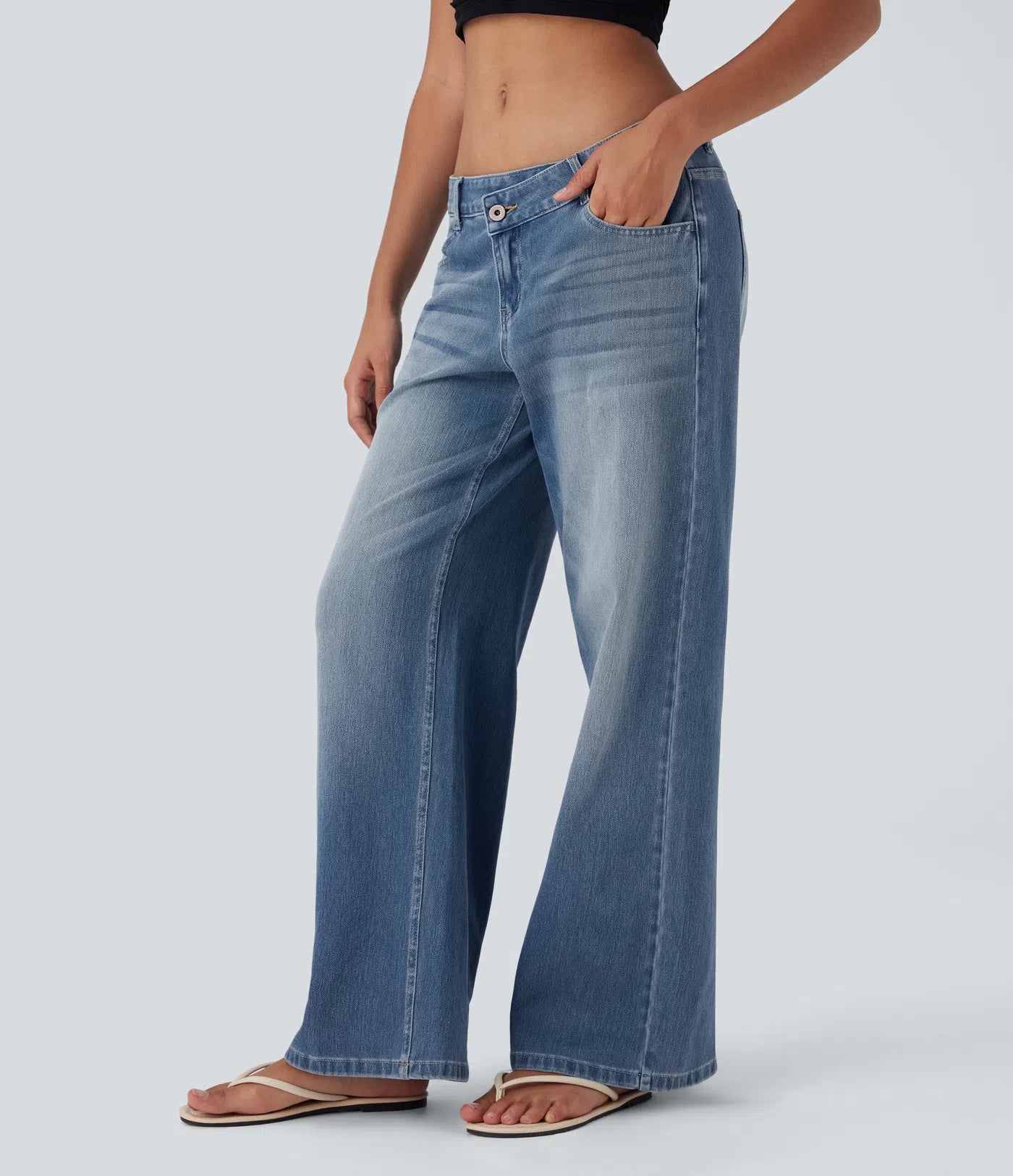 Jobilee Co Flex™ Asymmetric Sweat pant Jeans