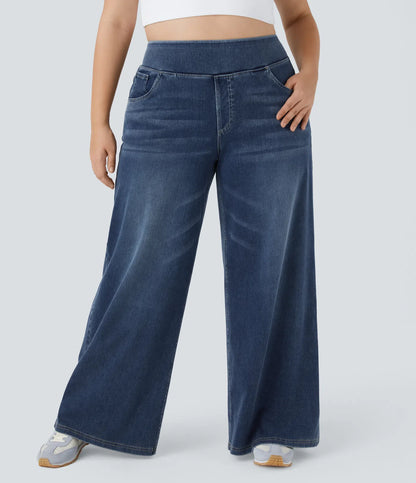Jobilee Flex™ High Waisted Pockets Sweat pant Jeans
