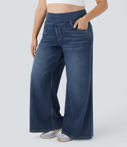Jobilee Flex™ High Waisted Pockets Sweat pant Jeans