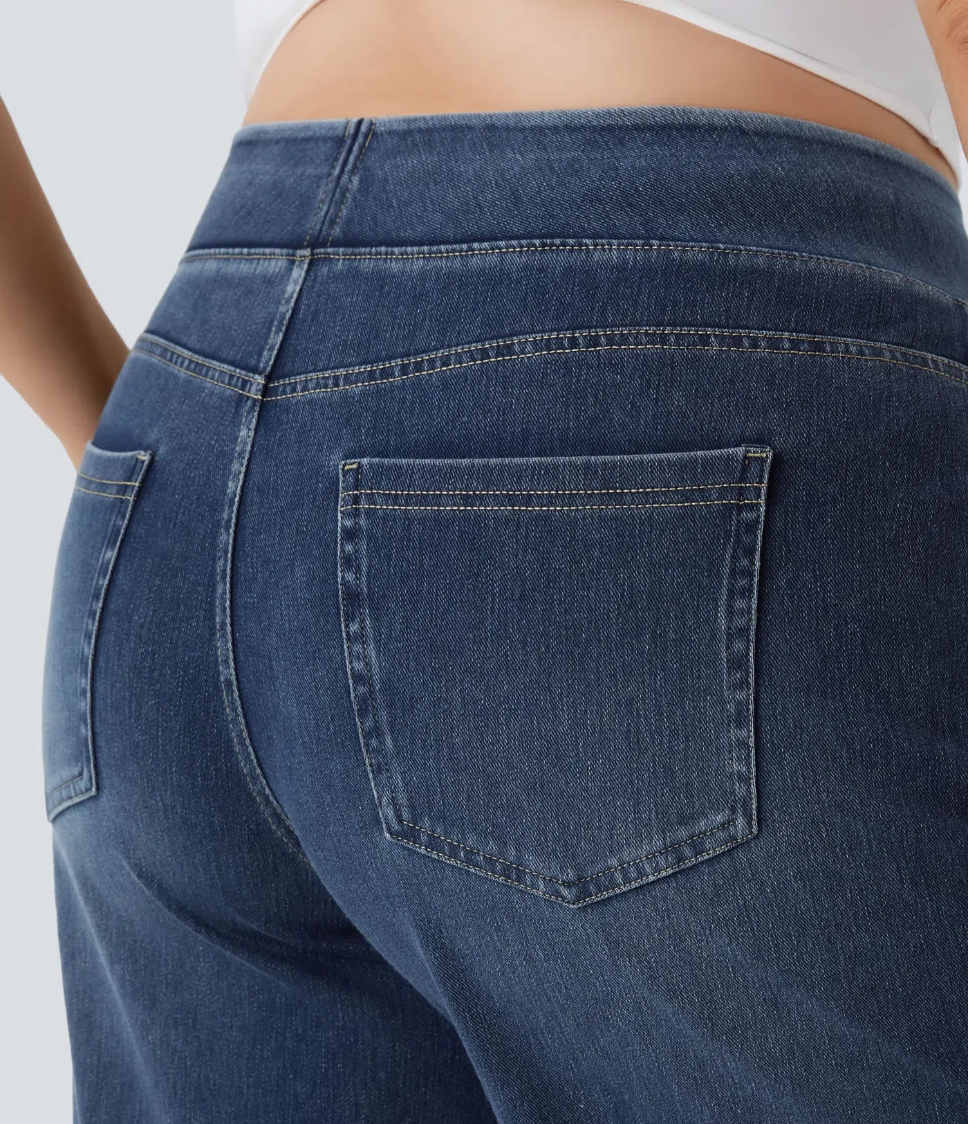 Jobilee Flex™ High Waisted Pockets Sweat pant Jeans