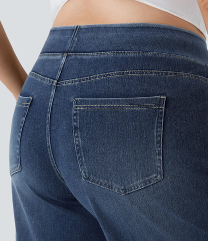 Jobilee Flex™ High Waisted Pockets Sweat pant Jeans