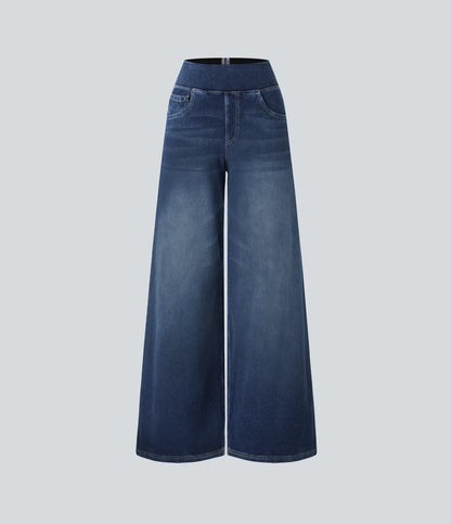 Jobilee Flex™ High Waisted Pockets Sweat pant Jeans