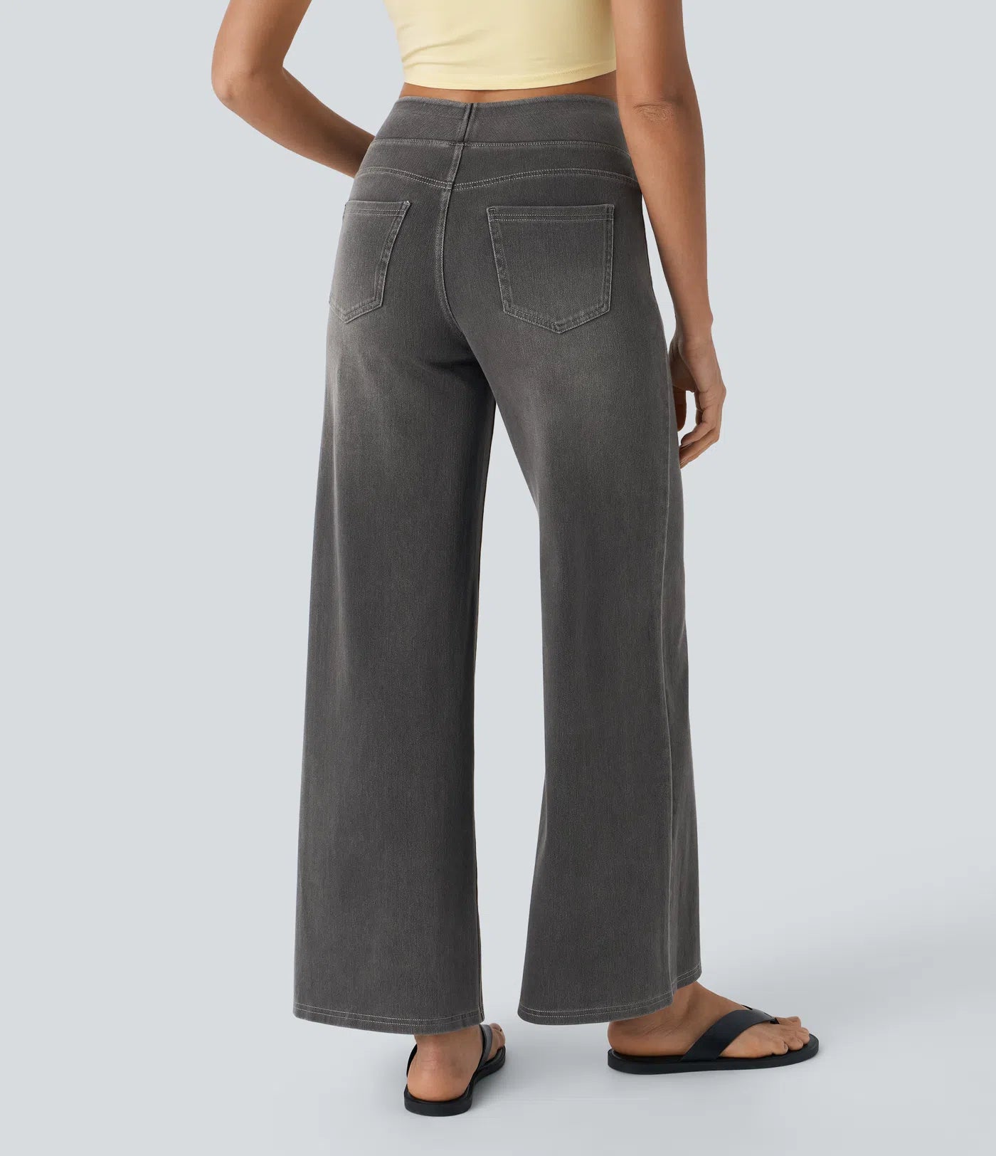 Jobilee Flex™ High Waisted Pockets Sweat pant Jeans