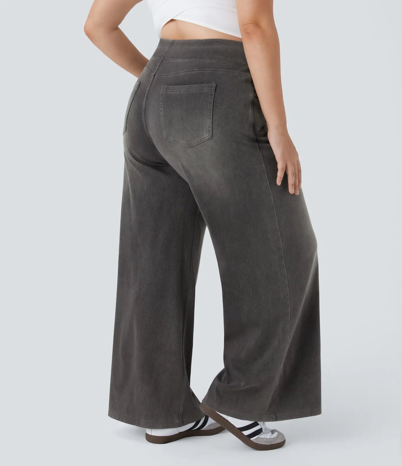Jobilee Flex™ High Waisted Pockets Sweat pant Jeans