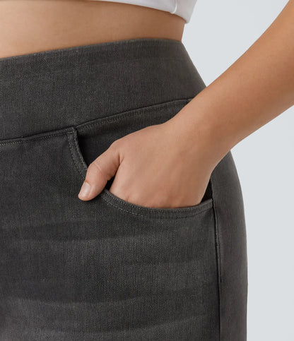 Jobilee Flex™ High Waisted Pockets Sweat pant Jeans