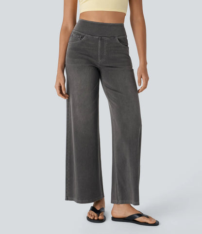 Jobilee Flex™ High Waisted Pockets Sweat pant Jeans