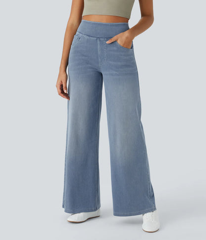 Jobilee Flex™ High Waisted Pockets Sweat pant Jeans