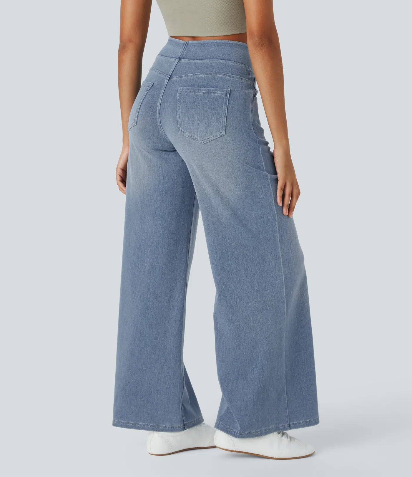 Jobilee Flex™ High Waisted Pockets Sweat pant Jeans