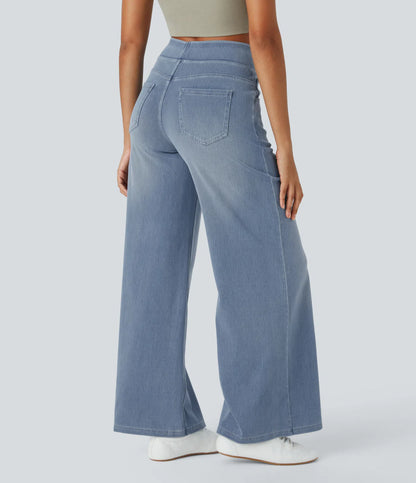 Jobilee Flex™ High Waisted Pockets Sweat pant Jeans