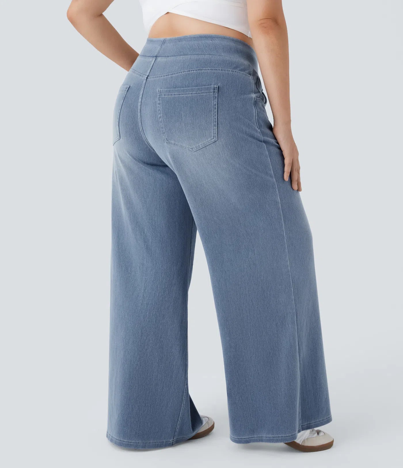 Jobilee Flex™ High Waisted Pockets Sweat pant Jeans