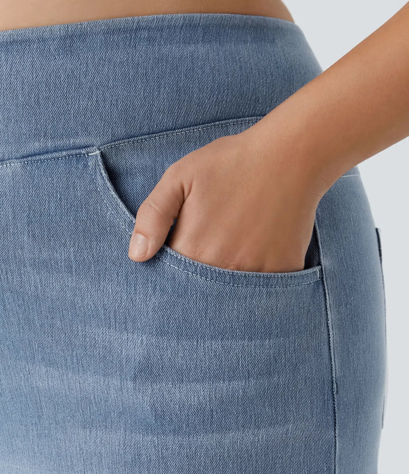 Jobilee Flex™ High Waisted Pockets Sweat pant Jeans