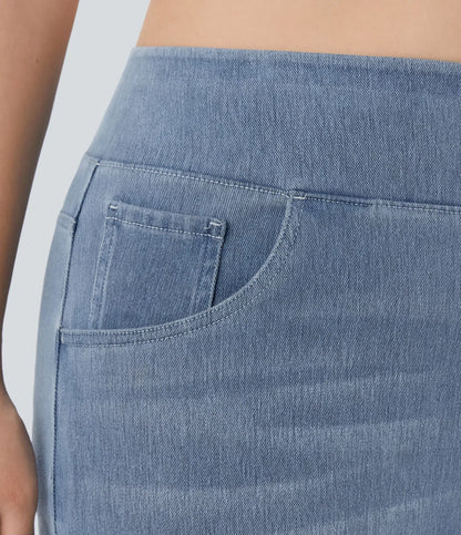 Jobilee Flex™ High Waisted Pockets Sweat pant Jeans