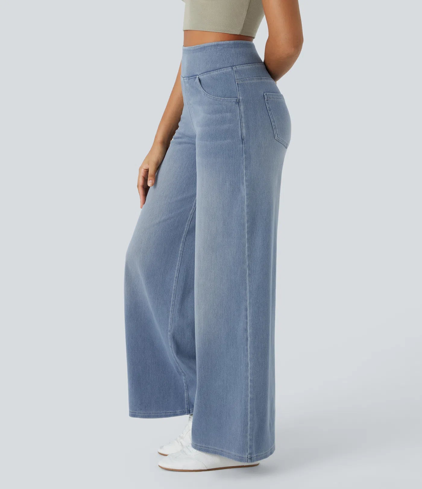 Jobilee Flex™ High Waisted Pockets Sweat pant Jeans