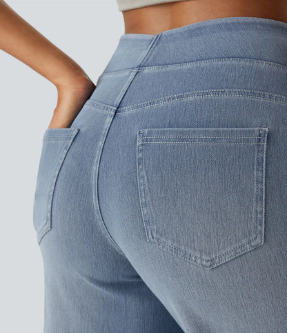 Jobilee Flex™ High Waisted Pockets Sweat pant Jeans