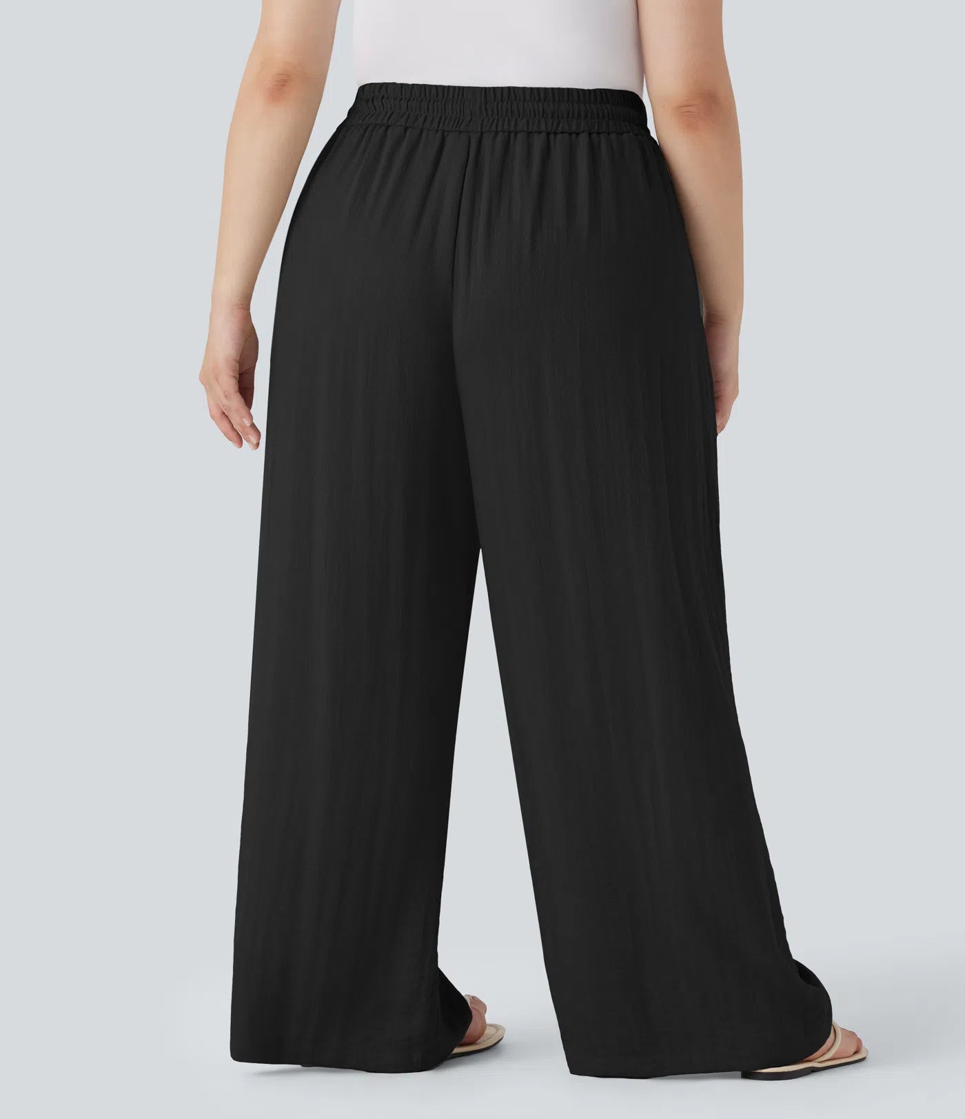 Jobilee Flex™ Solid Linen-Feel Sweat Pants